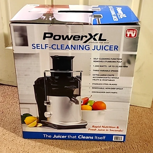 authorized discounts retailer Power XL self cleaning juicer pcnd